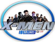 Click here to play X-Men - 50 Lines Online Slots